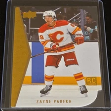 Zayne PAREKH 2025-26 Upper Deck Series 1 Retro Die-Cut Insert #RTD-5 Calgary