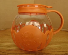 Micro-Pop 3 Qt Microwave Popcorn Popper Tempered Safety Glass Ecolution Epoca