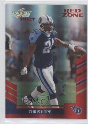 2007 Score Select Red Zone 3/30 Chris Hope #245 1s8