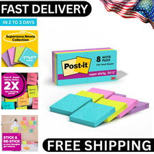 Super Sticky Full Adhesive Notes, 2x Sticking...