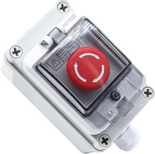 1NC 1NO Emergency Stop Switch Red Mushroom Push Button AC 660V 10A Station Box