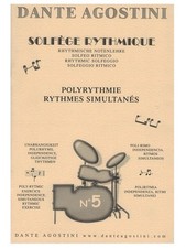 Dante Agostini Solfeggio ritmico n. 5 poliritmia independenza ritmi simultanei