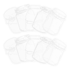 20 Sheets Bottle Bookmarks for DIY Crafts Dried Pressed Flowers for Crafts