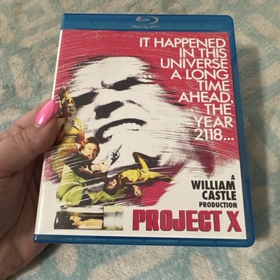 Project X Blu-ray 1968 William Castle Classic Sci-Fi Thriller Movie Olive Films