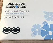 Creative Memories Weaving Waves Decorative Border Punch NLA Cards, Scrapbook 