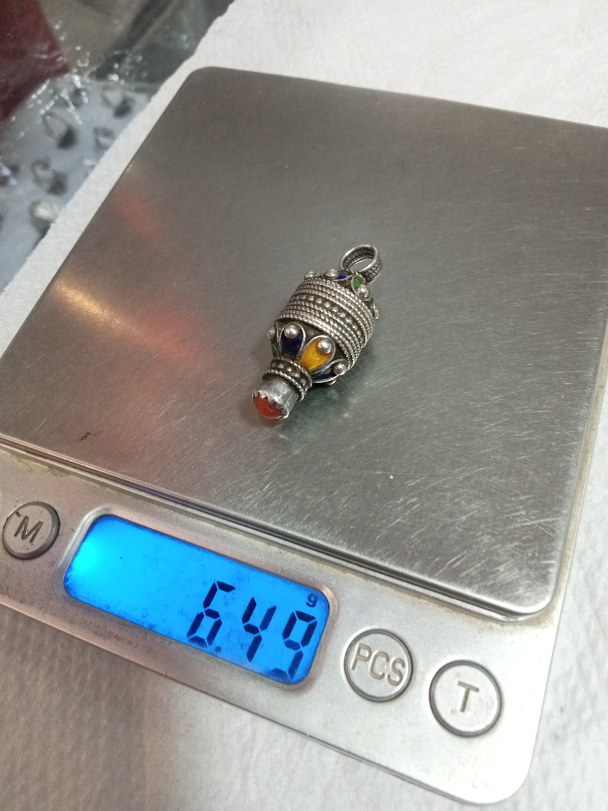 Antique Solid Silver Pendant Traditional Antiques - image 4