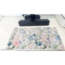 Aesthetic Cottagecore Floral Large Mouse Pad 23.6"x11.5" Anti-Slip Desk Decor