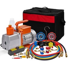 5 CFM 1/2 HP Air Vacuum Pump For HVAC Air Conditioning Refrigeration