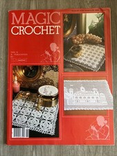VTG Magic Crochet Magazine March 1983 No.26 Includes 27 Home Decor Lace Patterns