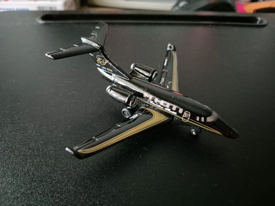 2002 Matchbox - Black -Business Jet - Plastic - Model Airplane - Rare - Image 3 of 4