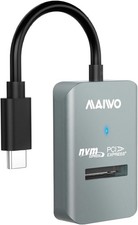 MAIWO M.2 NVMe to USB Adapter, C SSD Reader, USB3.2 NVMe, Grey