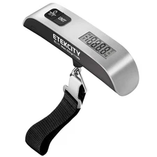Portable Digital Luggage Scale, 110 lbs / 50 kg, LCD Display Hanging Weighing