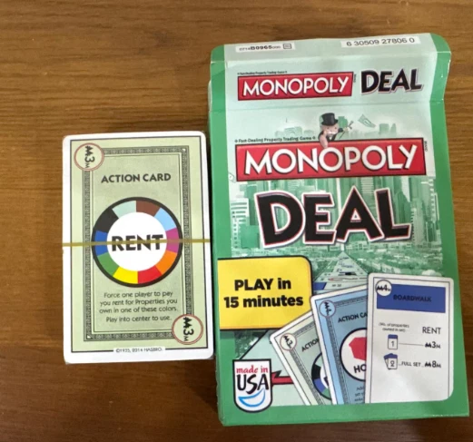 Monopoly Deal Card Game | Fun Family Party Game | Complete English Deck | Hasbro - Image 4 of 4