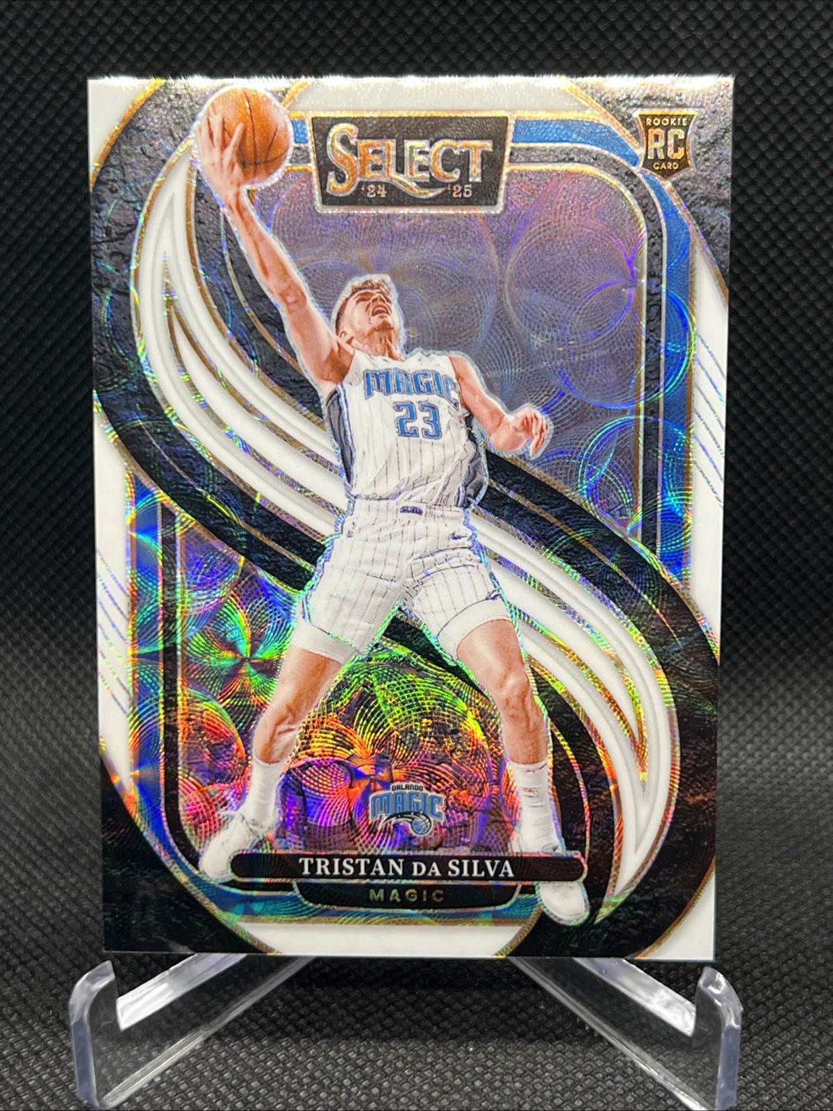 Tristan Da Silva 2024-25 Panini Select Premier White Scope Prizm 23/35 Rookie