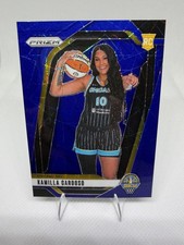 2024 Panini Prizm WNBA #149 Kamilla Cardoso Blue Velocity Prizms