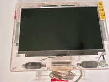 Axess 13" Clear See Through LED Color TV Tv-1702-13CL Works Prison Detention