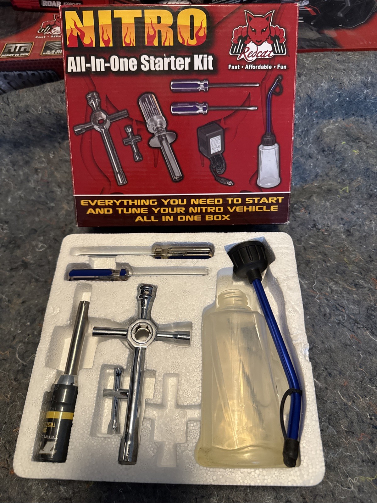 Redcat Nitro All-in-One Starter Kit 80142A New In Box