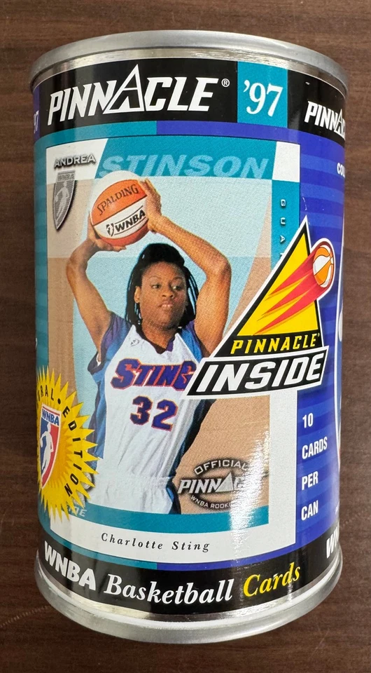 1997 Pinnacle WNBA Inside Can Inaugural Edition Factory Sealed Charlotte Sting - Image 4 of 4