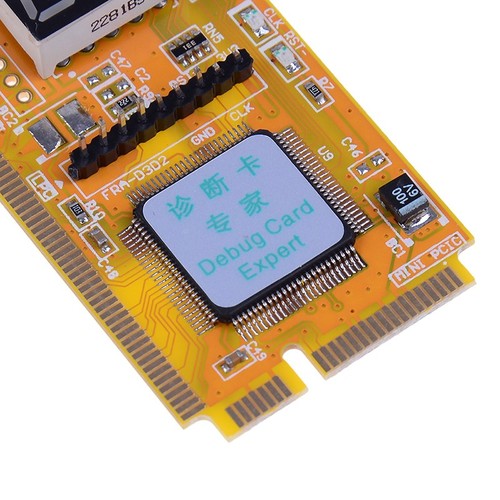 3in1 mini PCI PCI-E LPC PC laptop analyzer test diagnostic post test card pal _j - Photo 3/11