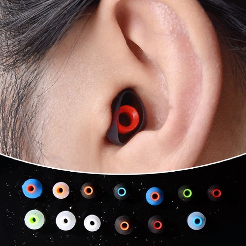 Rubber Soft Silicone Ear Tips Ear pads cushion Earbuds In-ear Earphone - Picture 6 of 19