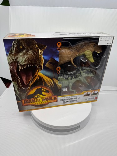 Jurassic World Dominion - Sound Surge Tyrannosaurus Rex vs Giganotosaurus - NEU - Bild 2 von 11