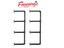 industrial retro wall mount iron pipe shelf, 4 tier, 2pcs,