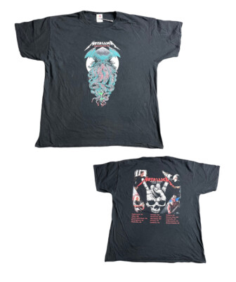 T Shirt Metallica Worldwired Tour 2019 Metallica Men's XL RARE