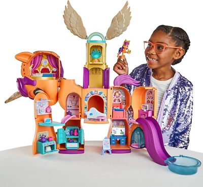 My Little Pony Toys, Sunny's Playset Reveal, 25-Inch-Tall Transforming Doll Play