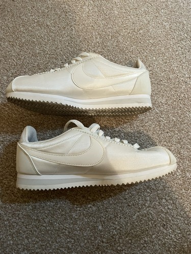 White Pearl \u0026 Suede Nike cortez | eBay