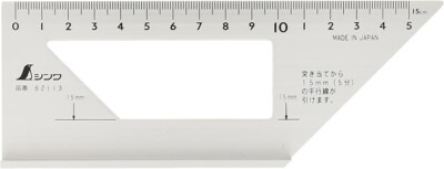Wood Working Tool Japanese SHINWA Square Layout Miter Ruler 45 ...