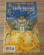 Leonard Nimoy's Primortals #5 (1995 Tekno Comix) w/Sleeve and Board 