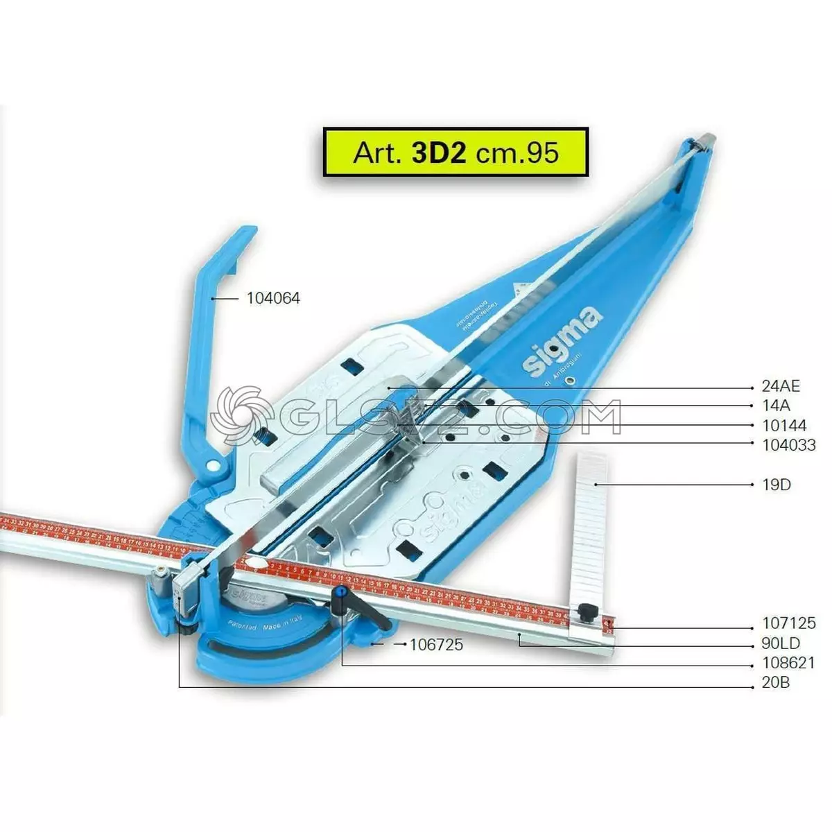 SIGMA 3D2 TILE CUTTER SPARE PARTS AND ACCESSORIES