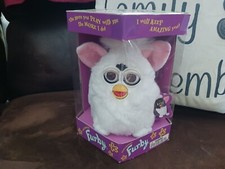 Furby 1998 1st Generation Snowball White  NIB
