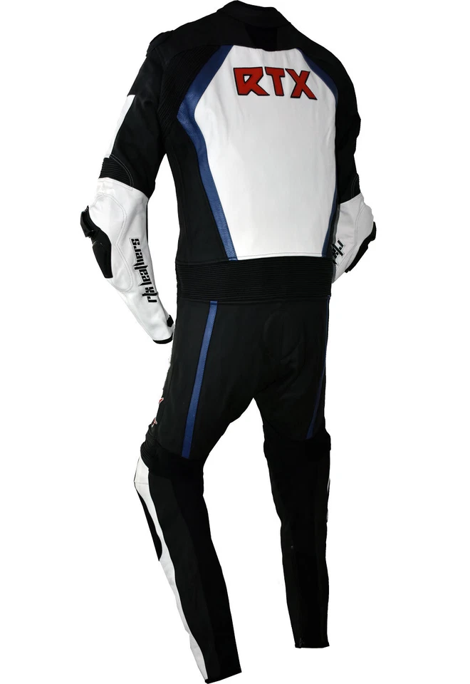 RTX GB Pro Racing Perforated CE Leather Motorcycle 1 Piece Motorbike Suit S-3XL - Image 2 of 4