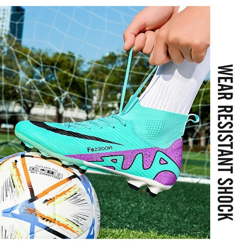 Kids Adults Junior Boys Football Boots AG/TF Soccer Training Shoes Sizes UK 1-9 - Picture 11 of 38