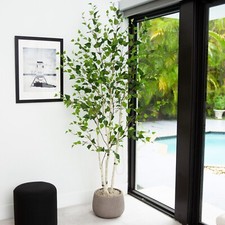 7  Artificial Birch Tree Home Decor. Retail $...