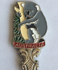 Vintage Souvenir Spoon Collectible Australia Koala Bear