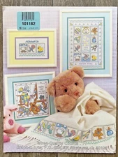 Cross Stitch Baby Sampler 1993 Graph it Arts Chart Leisure Arts Pattern