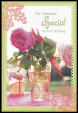 Greeting Card - Flower - For Someone Special - Birthday - 0363