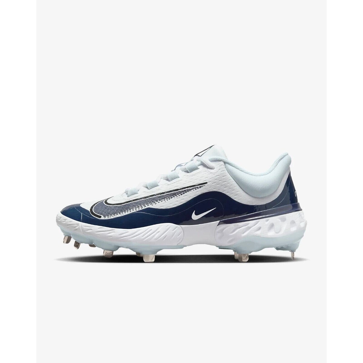 Nike Alpha Huarache Elite 4 Low Baseball Metal Cleats Blue DR6851