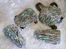 Hand-Carved Foam Tree Bark Armor Set Pauldron Bracers LARP Renfest D D Cosplay