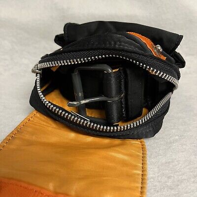 PORTER x BEAMS Black Tanker Mini Waist Pouch Bag with Belt PORTER x BEAMS Black Tanker Mini Waist Pouch Bag with Belt
