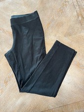 J JILL Purejill Tapered Ankle Black Pants MedTall Waist 36  Inseam 31  Mid Rise