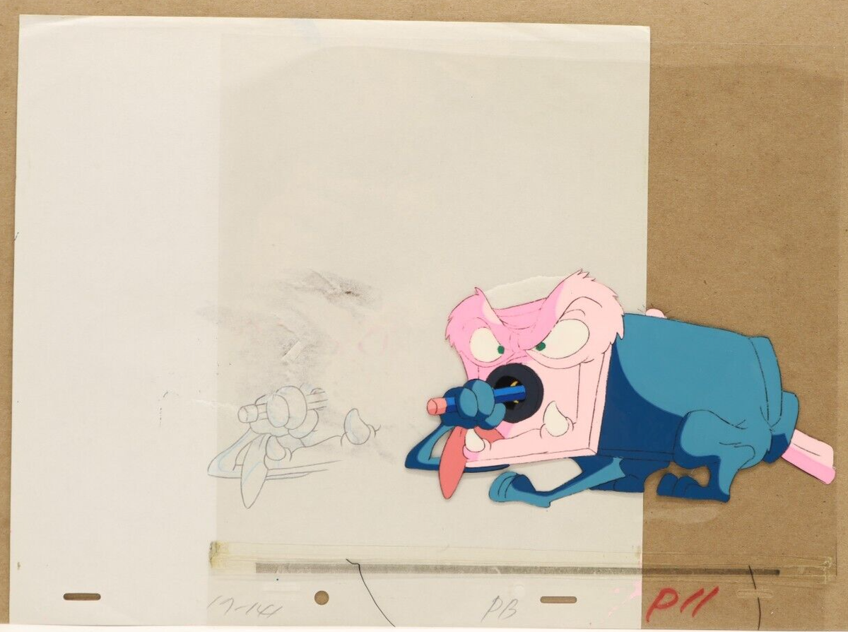 Brave Little Toaster Original Production Drawing And Cel 150-24