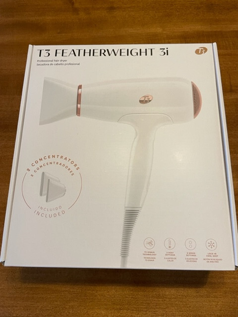 T3 Featherweight 3i Hair Dryer (White/Rose) - Brand New! | eBay