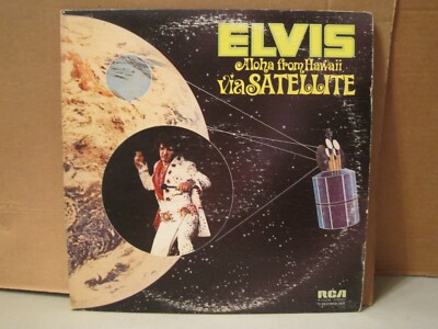 Elvis Aloha From Hawaii Via Satellite 1973 Double LP Vinyl Record Album RCA