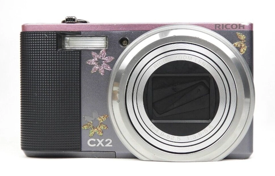Ricoh CX2 9.3MP Digital Camera Pink 10x zoom Compact Excellent From Japan - Image 2 of 4