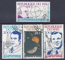 MALI - Lot Timbres ESPACE oblitérés