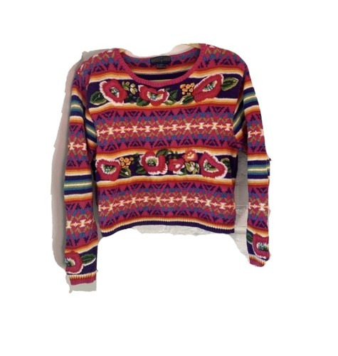 Herman Geist Cropped Vintage Floral 