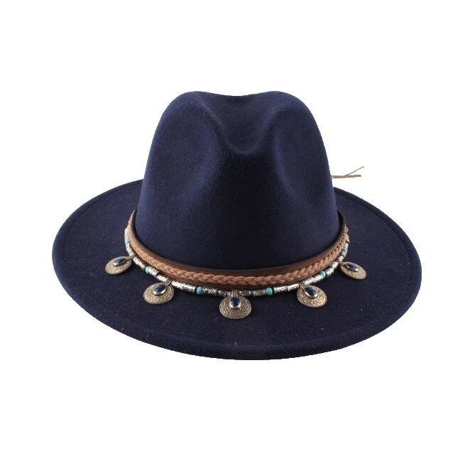 Sombreros de vaquero para hombre de lana sólida